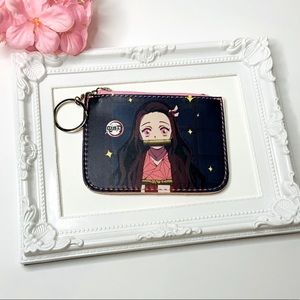 Demon Slayer Nezuko Kamado ID Wallet Keychain